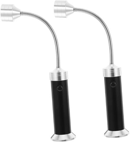 Toyvian 2stücke Magnetische Grilllicht Für Draußen Mit Einstellbarem Halter Ausreichende Beleuchtung Für Bbq Und Grillen Robustes Zubehör Für Verschiedene Outdoor-grills