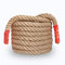 DELLNA Natürliches Juteseil, 20 mm 15 m Dicke Jute Schnur, Vierfach Geflochtene Seil aus Naturfasern, Hanfseil für Handlauf, Sport, Dekoration, Tauziehen