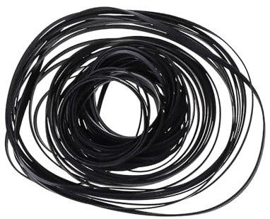 ZYKEJJDDAK Flachriemen, Kassettenband, Maschinen-Antriebsriemen, 3 mm Breite, für Blockflöten, 100 Stück