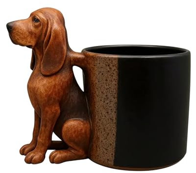 Dachshund Mug,Creative 3D Animal Shape Ceramic Mug,Adorable Funny Sausage Dog Tea Coffee Mugs, Dogs Lover Gifts for Women Fathers Day