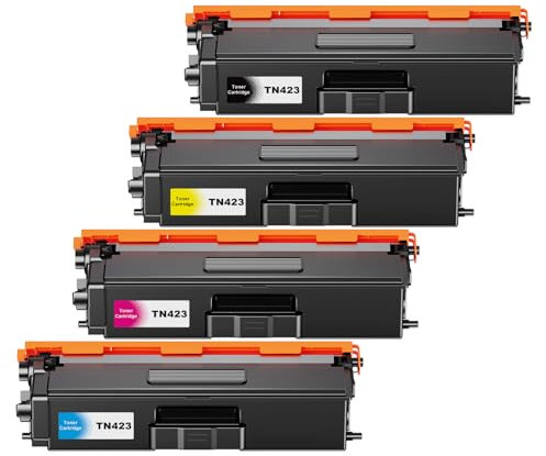 Q-image TN423 TN-423 Toner Kompatibel für Brother TN-423 Toner Multipack TN421 TN-421 für Brother MFC-L8690CDW Toner HL-L8260CDW DCP-L8410CDW HL-L8360CDW (4er-Pack)