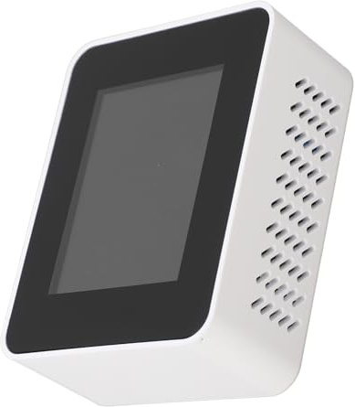 TOPINCN CO2-Detektor Tragbarer Luftqualitätsmonitor Hochpräzise Erkennung für den Einsatz zu Hause Im Auto Im Büro Kratzfestes ABS