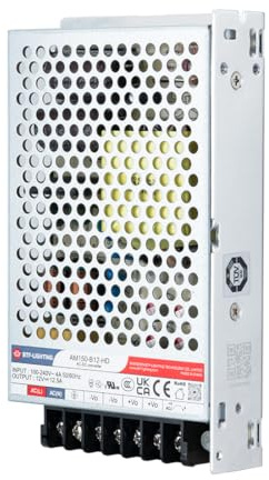 BTF-LIGHTING 150W 12V Netzteil CE Aluminium LED Stromversorgung | AC 100-240V zu DC 12V Transformator für LED-Streifen, 3D-Drucker, CCTV-Kamera, Sicherheitssystem, Radio, Computer-Projekt