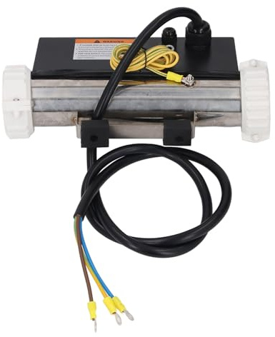 Xiuganpo Chauffe-Piscine avec Contrôle de la Température, Protection Contre la Combustion à Sec et Protection Contre Les Hautes Températures, Thermostat d'eau pour Chauffe-Baignoire Spa, (1KW)