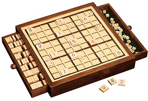 Bits and Pieces Deluxe Wooden Sudoku Board Game