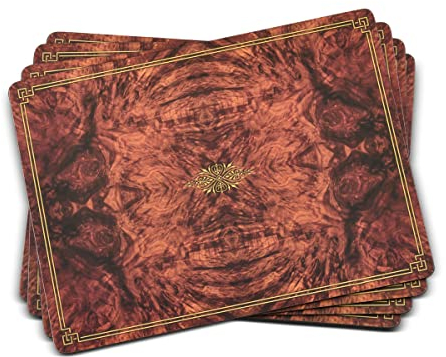 Pimpernel Tischsets aus Walnuss-Jute, 4 Stück