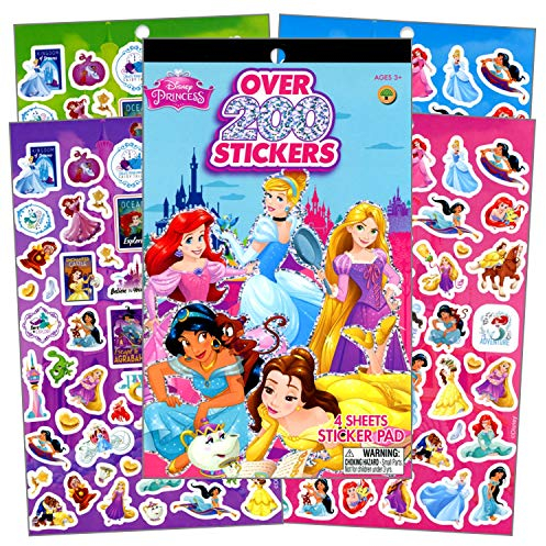 Disney Princess Sticker Pad Over 200 Stickers by