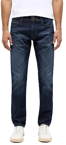 MUSTANG Herren Tapered Tapered Fit Jeans Oregon 3116-5111 - 593, Gr. W32/L32, Blau (Dark Rinse Used 593)