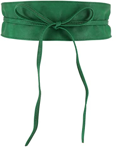 FASHIONGEN - Damen gürtel, Taillengürtel, Bindgürtel, Obi gürtel MICA - Grün, L-XL