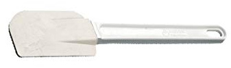 MatferBourgeat Elvea Exoglass Spatula - 250mm | Heat-resistant composite body prevents scraping non-stick pans; ideal for professional high-heat culinary prep.