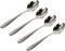 Set of 8 Short 10cm Stainless Steel Espresso Coffee Spoons Small Caddy