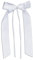 FlexiStore 20 Antennenschleifen, Deko Schleifen, Hochzeit, Autoschmuck, Autoschleifen, Weiss