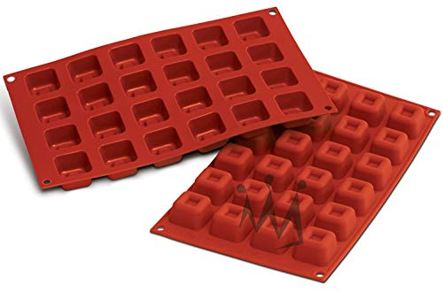 Moule 300 x 175 mm Silicone Professionnel Silikomart sF080 savarins Small Square