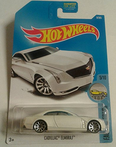 Hot Wheels 2017 Factory Fresh Cadillac Elmiraj 8/365, blanco