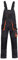 Kastor Arbeitshosen Männer Latzhose Herren Arbeitshose - Arbeitslatzhose Herren mit Elastischer Bund, Knieverstärkung, Latztasche, Verstellbare Träger, Handytasche, Hammerschlaufe Grau/Orange EU48