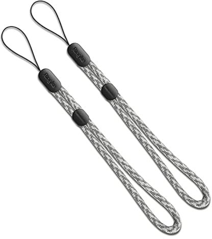 Ringke Wrist Strap Cuerda para Móvil, Cordón Ajustable de Correa de Muñeca, Cadena de Muñeca Coloridas para Teléfono Móvil - Checkered Gray (2 Pack)