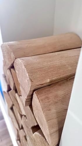 Kaminholz Buche 20kg – trockenes Brennholz aus Kernholz ohne Rinde, sofort verwendbar für Kamin, Ofen & Feuerschale