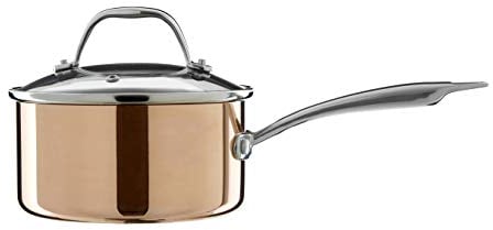 Premier Housewares Saucepan Cooking Pot for Kitchen Stainless Steel Kitchen Set Cooking Pans Cookware Set Stainless Steel Cookware 15 x 37 x 16