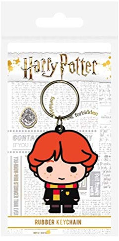 Pyramid Rubber Keychains - Harry Potter (Ron Weasley Chibi), 4.5 x 6 cm