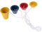 T TOOYFUL 4pcs Gummi Winter Golf Tee Tees Pyramide Driving Range Trainingshilfen