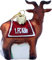 1. FC Köln Christbaumschmuck - Hennes - Weihnachtskugel, Christbaumkugel - Plus Lesezeichen I Love Köln