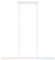 Paulmann 79903 LED Pendelleuchte Lento Smart Home Bluetooth incl. 1x43 W dimmbar Tunable White Weiß Aluminium, Kunststoff Deckenleuchte 2700 K