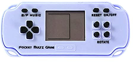 Keptfeet Retro Handheld-Spielekonsole - Tragbarer -Spieler mit integrierten klassischen Spielen | Wiederaufladbares Spiel-Spieler-Geschenk für die Reise für Kinder, Teenager, Jungen, Mädchen