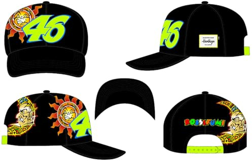 VR46 Valentino Rossi Heritage,Cap,Uomo,Black,
