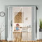 Magnetic Screen Door, Anti Mosquito Fly Curtain Screens Nets 165x215cm(65x85inch) Seal Automatically for Balcony, Kitchen, Sliding Glass, Front, Back Doors - White