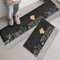 LIBRNTY 2 Piezas Alfombras Cocina,Antifatiga Tapete de Cocina,Alfombra de Cocina para Piso,Impermeable para Cocina,Salón,Oficina,Alfombra de Cocina Lavable de Secado rápido,40 * 60cm+40 * 120cm