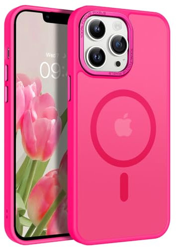 BENTOBEN Funda magnética para iPhone 13 Pro MAX, Compatible con MagSafe, translúcida Mate, a Prueba de Golpes, para Mujeres y Hombres, Funda Protectora para iPhone 13 Pro MAX de 6.7 Pulgadas, Color