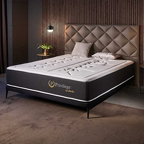 Naturalex - Privilege - Matratze 180x200 cm - Kaltschaummatratze 180x200 H3/H4 - Matratze 180x200 30 cm Hoch - Öko-tex Zertifiziert - Latex Blue 7 Zonen