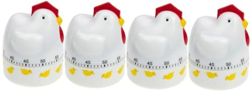 TOPBATHY 4 Pièces minuterie de Cuisine Rappel de l'heure Outils de machiniste Brosse à Dents pour Enfants Horloge Compte à rebours minuterie d'alarme de Cuisine Four minuteur Animal Réveil