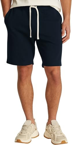 Tommy Hilfiger Herren Sweatshorts Essential Terry aus Baumwolle, Blau (Desert Sky), XS