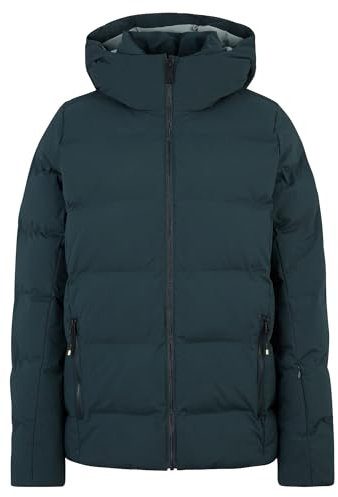 Ziener Damen TRAVA Ski-Jacke/Winterjacke | warm, atmungsaktiv, wasserdicht, dark jungle, 44