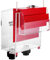 Fenteer Überlaufkasten für Aquarien, Siphon für Fischtank, Aquariumfilter, Acryllandschaften, abnehmbar, Fischtank, Selbststart, 5000L Rot