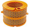 Purificador de aire Filtro de fibra de carbono de repuesto para Dysón PH04 PH03 PH02 PH01, filtro de repuesto para purificador de aire Dysón (naranja, 1 unidad)