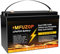 MFUZOP Leisure Battery 12V, 100Ah LiFePO4 Lithium Battery with 100A BMS, 1280Wh, up to 15000+ Cycles, for RVs, Boats, Trolling Motor, Home Energy Storage