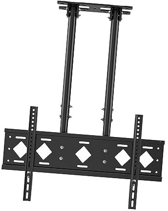 Soporte de Montaje de TV de Techo - Montaje de TV de Pantalla única de Altura de Altura Ajustable, se Adapta a un Soporte de televisión de Pantalla de 55-86 Pulgadas, Contiene hasta 80 kg/176 Libras,