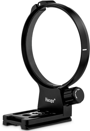 Haoge Anello di montaggio per treppiede per Canon RF 70-200mm F2.8 L IS USM Lens RF70200 Base di supporto Canon RF-Mount built-in Arca Type Piastra a sgancio rapido LMR-R720