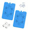 EURI | Pack de 2 | Acumulador de Frio para Nevera portatil | Placas Hielo Nevera Portátil | 200 g | Azul | 15x 9,5 x 1 cm |