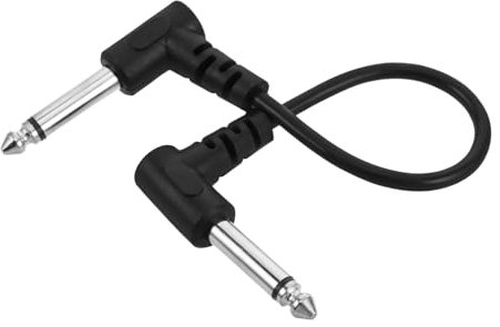 TEMPNAP Electric Guitar Cable Nylon Braided Audio Connector Male Line for Guitar Amp Pedal Board Studio Use