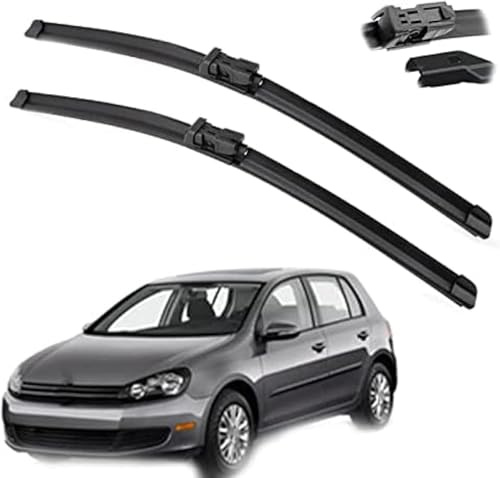 Front Scheibenwischer für VW Golf VI MK6 2009 2010 2011 2012, Scheibenwischer Vorne Wischer Scheibenwischerblätter Set für Frontscheibe Auto Wischerblätter Set
