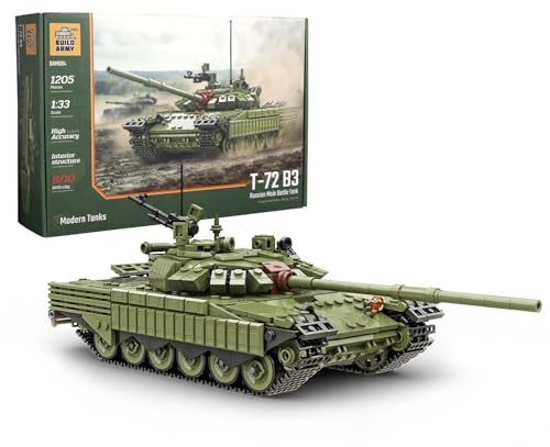 Buildarmy Russian T72 B3 Main Battle Tank Brick Model Building Block 1205pcs