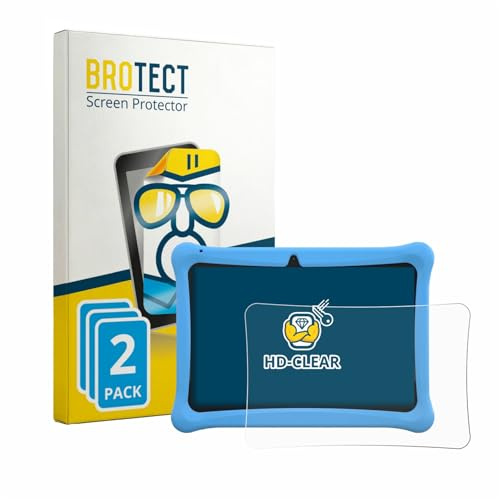 BROTECT 2 Stück Schutzfolie für Menghu Kids Tablet 10.1 Displayschutz Folie Made in Germany, Ultra-Klar