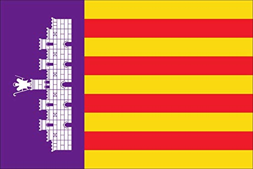 flaggenmeer®️ Flagge Mallorca 110 g/m2 ca. 20 x 30 cm