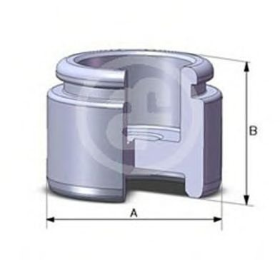 AUTOFREN SEINSA D02538 Bremssattel-Kolben 38mm Stahl