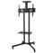 Maclean MC-661 Universal Fernseher Halter mit Regal Beamer Halterung mit TV Adapter Schwarz