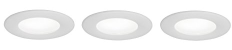 Brilliant Tanel LED Einbauleuchtenset: 3 Stück 8,5cm rund fest Fernbedienung dimmbar spritzwassergeschützt CCT Einstellung der Lichttemperatur weiß Badezimmer 800 Lumen, LED integriert