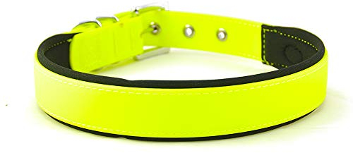Nobby Halsband Cover, neon gelb L: 45-55 cm, B: 25 mm, 1 Stück